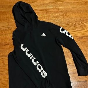 Boys Adidas hooded long sleeve shirt